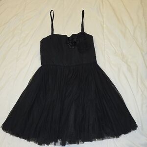 Forever 21 Womens Babydoll Cocktail Dress Black Size Medium